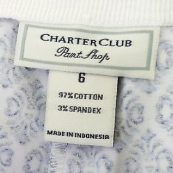 Charter Club Ankle Leg Pants Iconic Print - 38 - Picture 4 of 4